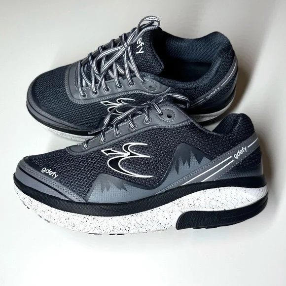 Gdefy Men’s Gravity Defyer Sneakers Gray Shoes Mighty Walk Orthopedic Size- 9 - Picture 7 of 9